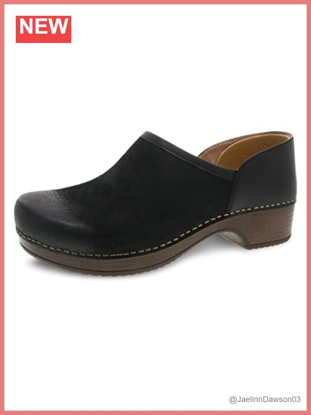 Dansko Brenna Slip-On Clog Shoes Leather Memory Foam Comfort